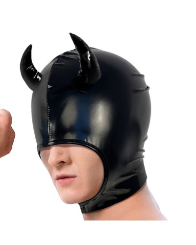 Masque avec cornes Sexy Devil Noir