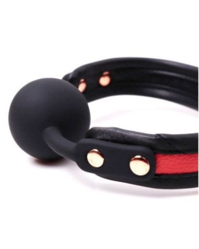 Bâillon boule silicone Colorsband gag 41mm Rouge