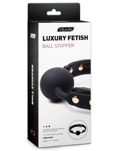 Bâillon boule silicone Colorsband gag 41mm Rouge