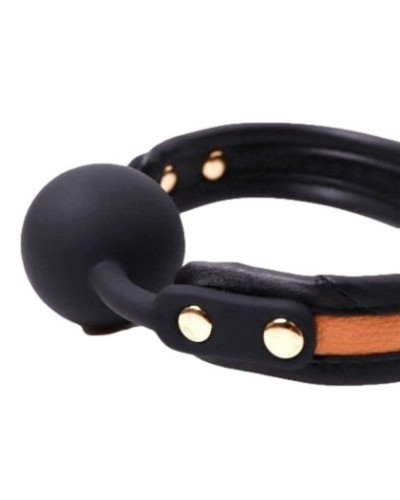Bâillon boule silicone Colorsband gag 41mm Cuivre