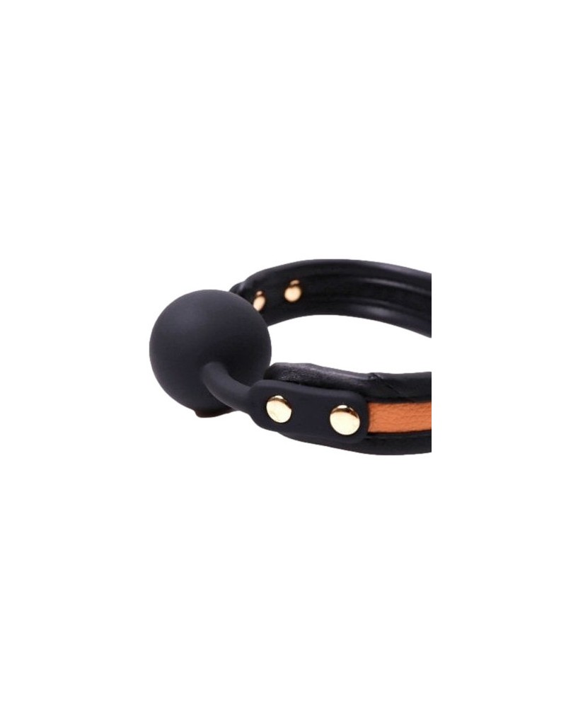 Bâillon boule silicone Colorsband gag 41mm Cuivre