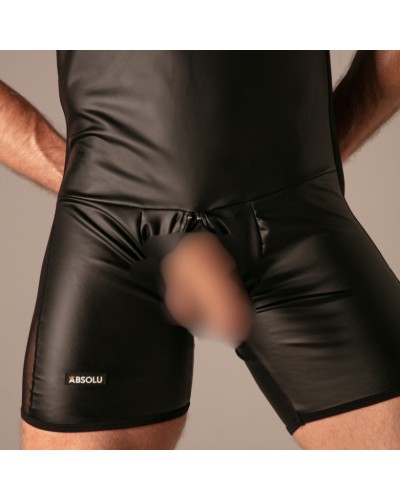 Singlet avec Zip Rebel Noir