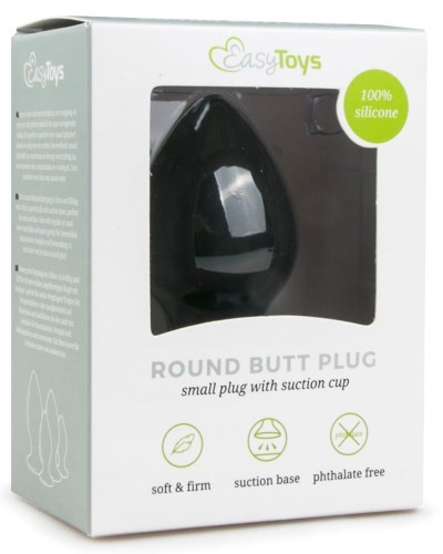 Plug silicone Round 7 x 4 cm pas cher