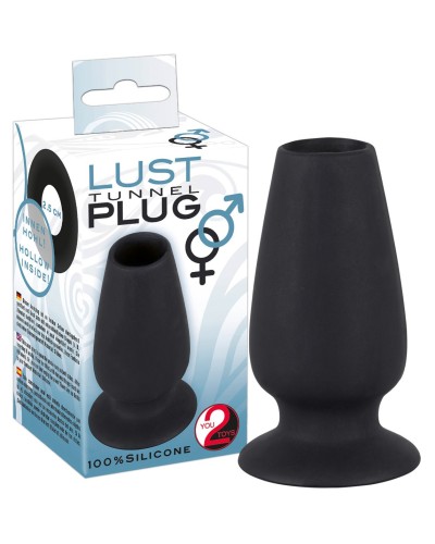 Plug Tunnel en silicone Lust 10 x 5cm pas cher