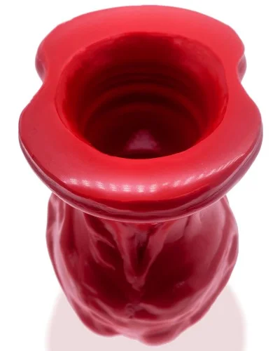 Plug Tunnel Oxballs PigHole Squeal FF 13 x 11.5cm Rouge pas cher