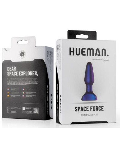 Plug Vibrant Space Force Hueman 10.5 x 3.8cm pas cher