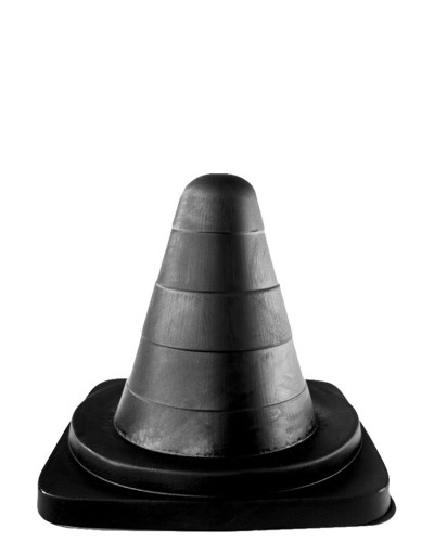 plug XXL Cone All Black 19 x 12 cm pas cher