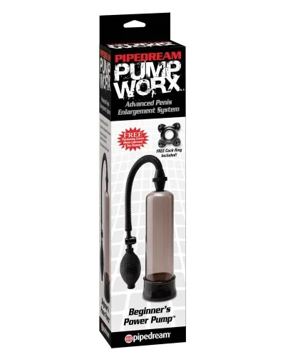 Pompe a pEnis Worx Beginners 19 x 5 cm Gris pas cher