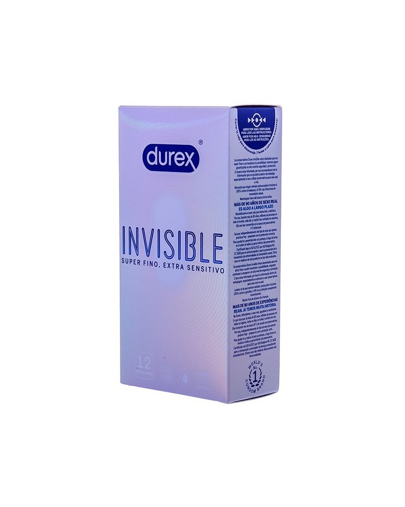 PrEservatifs fins Invisible Durex x12 pas cher