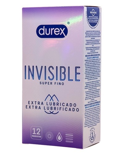 PrEservatifs fins lubrifiEs Invisible Durex x12 pas cher
