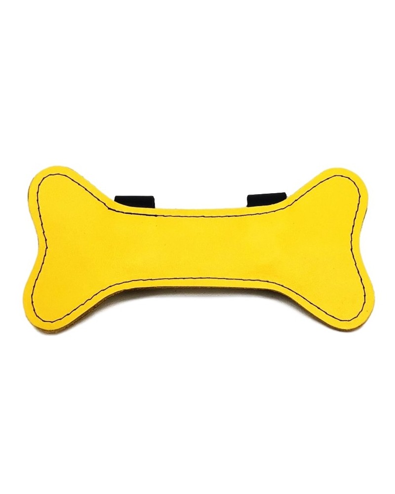 PUPPY OS  EN CUIR JAUNE pas cher