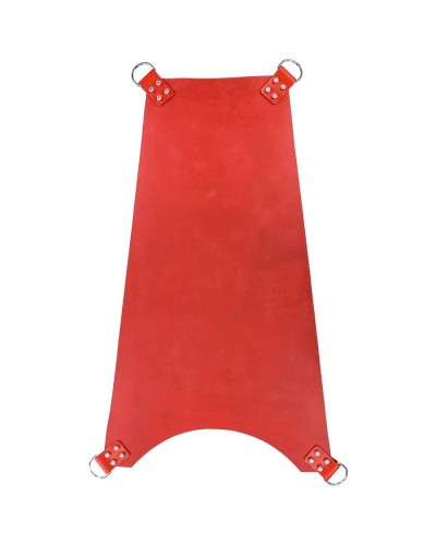 Sling en cuir 4 Points AjustE Rouge pas cher