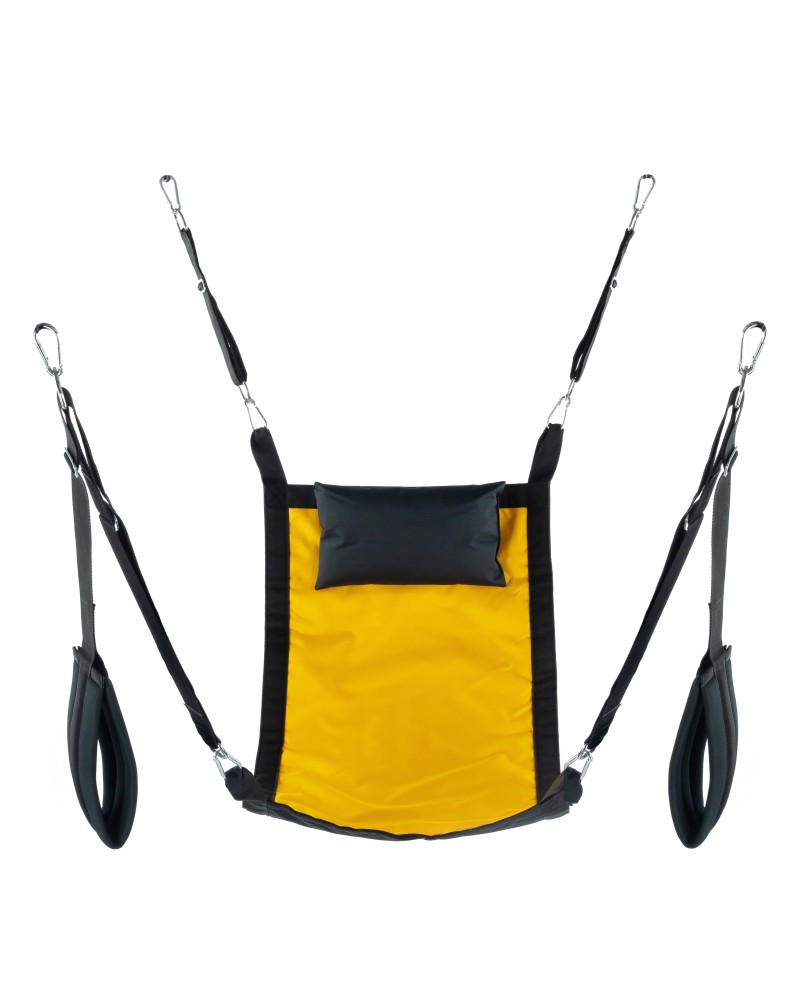 Sling en tissu Rectangle - Set complet Jaune pas cher