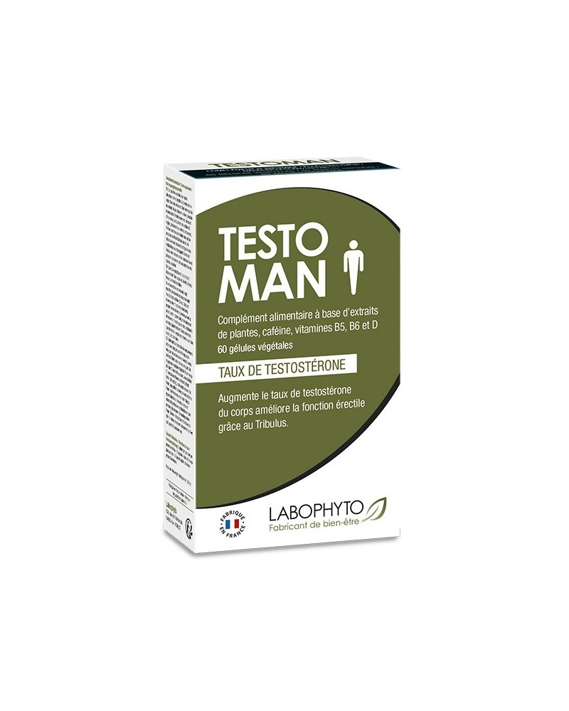 Stimulant TestoMan 60 gElules pas cher