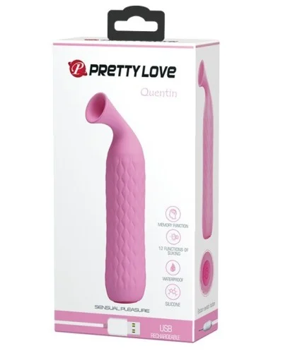 Stimulateur de Clitoris Quentin - Rose pas cher