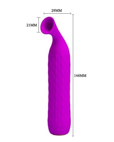 Stimulateur de Clitoris Quentin - Violet pas cher