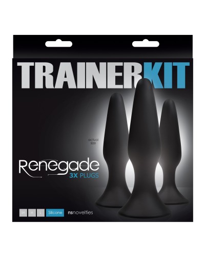 Trainer Kit de 3 plugs en silicone Renegade pas cher