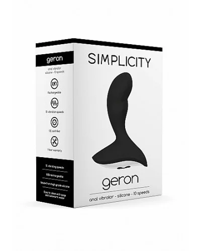 Stimulateur de prostate vibrant Geron Simplicity pas cher