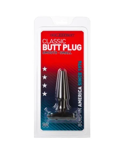 Butt Plug Smooth 9 x 2.5 cm Noir pas cher