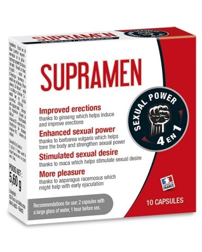 Stimulant Supramen 10 gElules pas cher