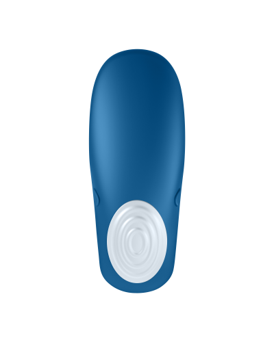 Vibro Partner Whale 6 x 2.3 cm Bleu pas cher