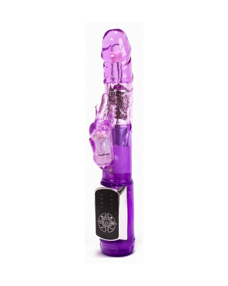 Vibro Rabbit Rotatif Violet pas cher