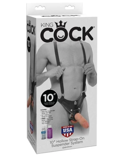 Gode Harnais King Cock 21 x 5.5 cm pas cher