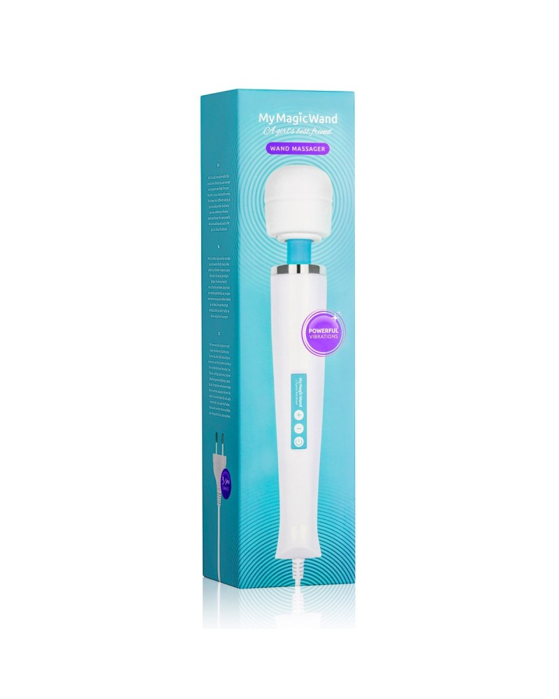 Vibromasseur My Magic Wand - Tte 58mm Bleu pas cher - La Boutique ... Vibromasseur My Magic Wand - Tte 58mm Bleu pas cher - La Boutique ...