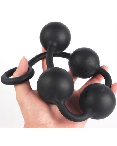 Boules anales en silicone Quarty M 35 x 4cm pas cher