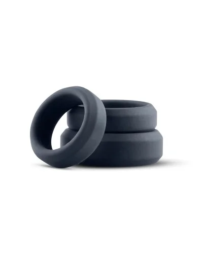 Set de 3 cockrings Boners silicone pas cher