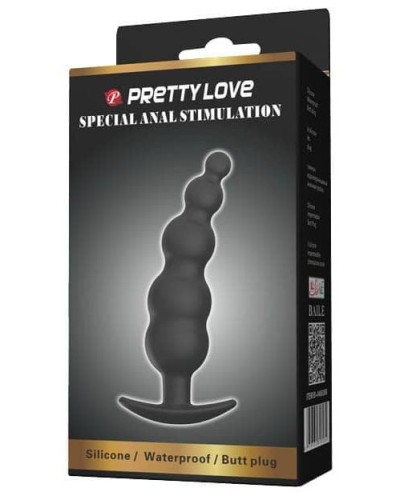 Stimulateur de Prostate silicone noir 11 x 2.9 cm pas cher