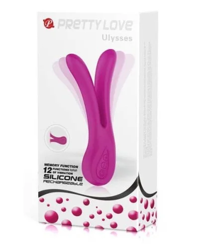 Vibromasseur Ulysses Violet - 16.5 x 2.3 cm pas cher