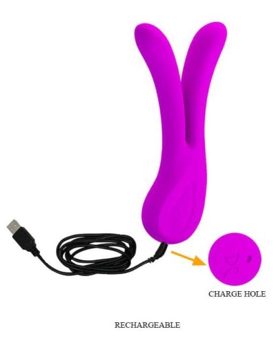 Vibromasseur Ulysses Violet - 16.5 x 2.3 cm pas cher