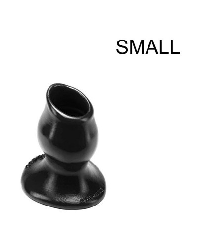 Plug Tunnel Pig-Hole noir Small - 7 x 4.5 cm pas cher