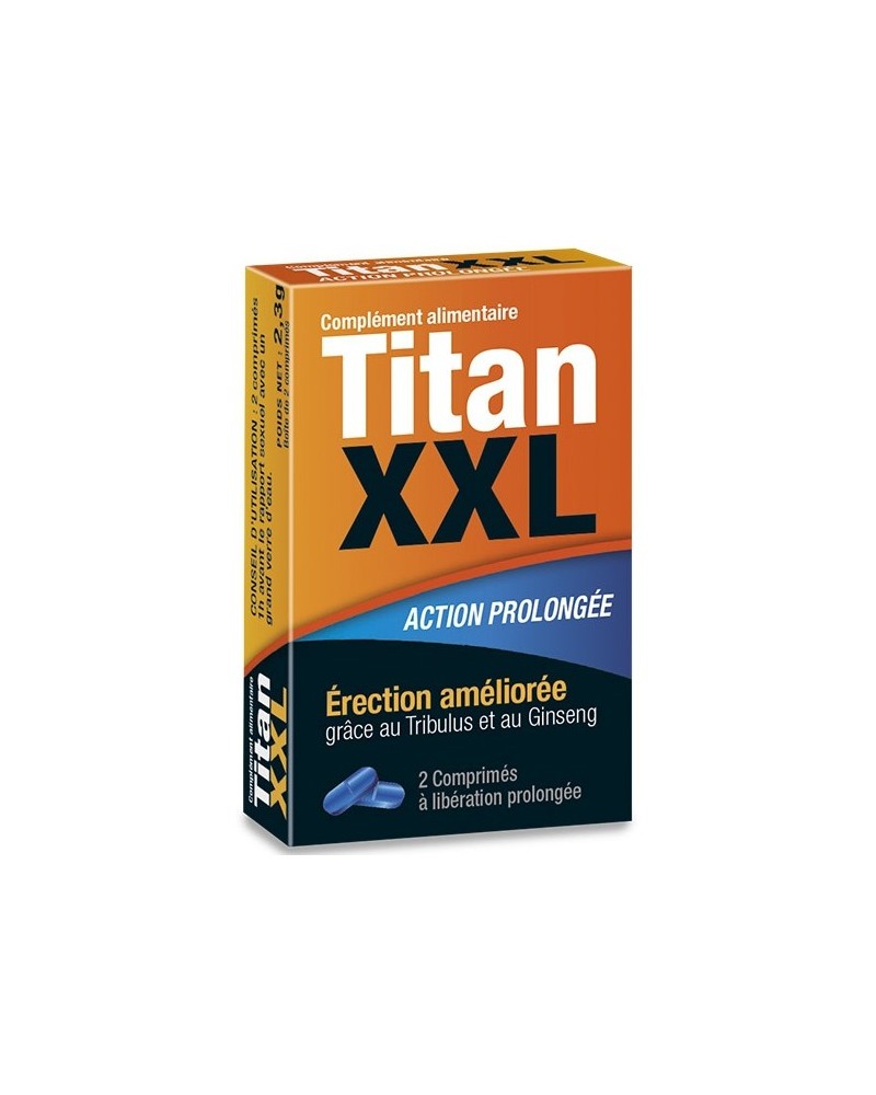 Titan XXL Stimulant Action ProlongEe 2 gElules pas cher