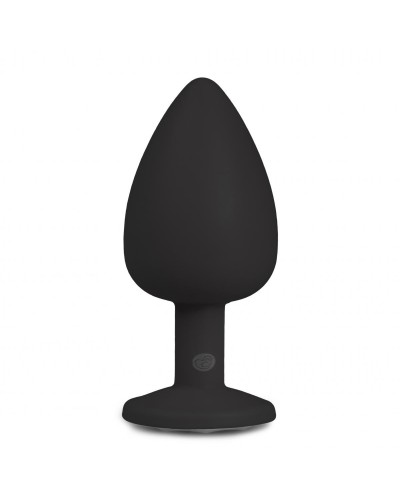 Plug Bijou Diamond Noir 8 x 4cm pas cher