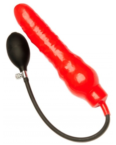 Gode gonflable rouge 16 x 4.5cm pas cher