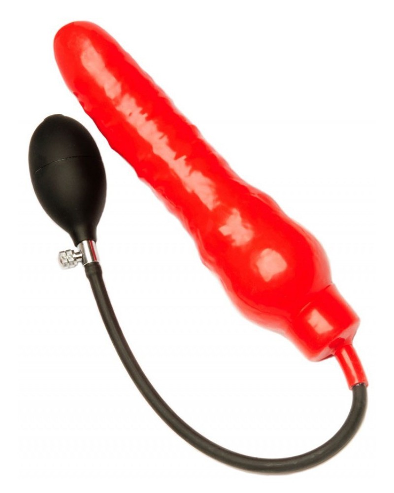 Gode gonflable rouge 16 x 4.5cm pas cher