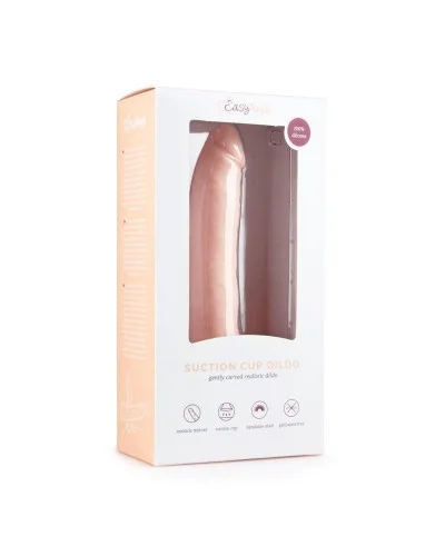 Dildo avec ventouse Forme courbEe 19 x 4.5cm pas cher