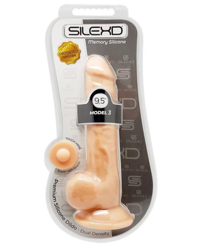 Dildo Silexd Modele 3 - 9.5" - 17 x 4.3cm pas cher