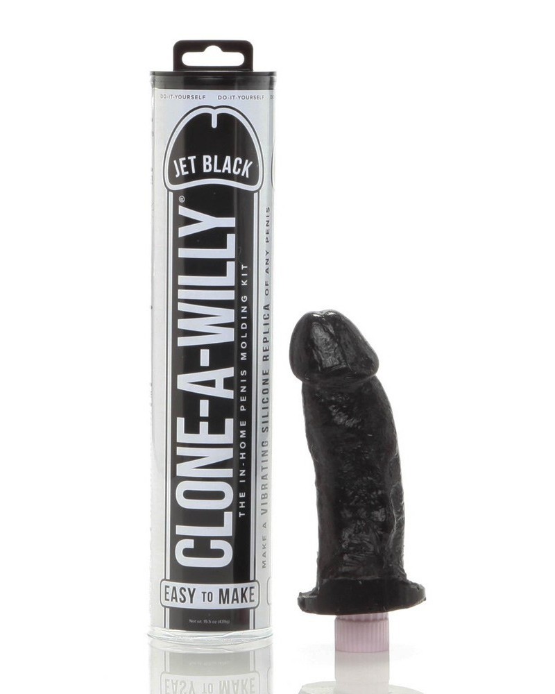 Kit Clone A Willy Noir et Vibrant pas cher