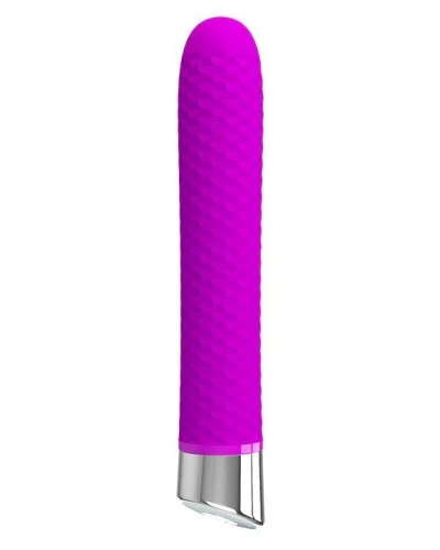 Vibromasseur Reginald 16.5 x 2.7 cm - Violet pas cher