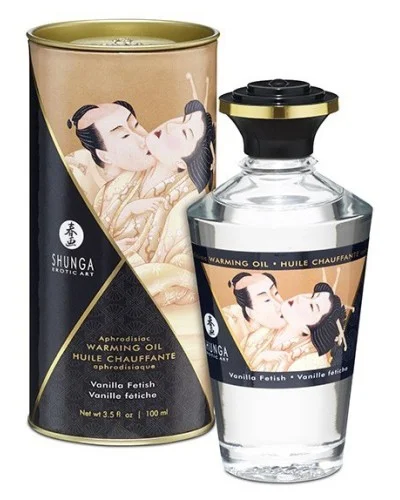 Huile de massage Chauffante Aphrodisiaque - VANILLE FEtiche 100 ml pas cher