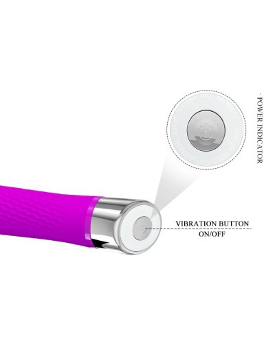 Vibro Sebastian 12 x 2.7 cm Violet pas cher