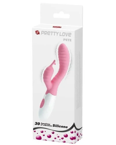 Vibro Rabbit Pete Pretty Love 10 x 3 cm pas cher