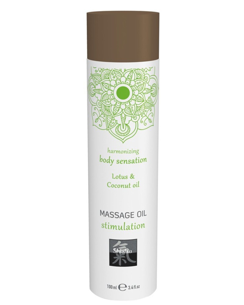 Huile de massage Stimulation Lotus et Coco 100mL pas cher