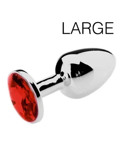 Plug bijou Spolly Large - Rouge 8.5 x 3.9cm pas cher