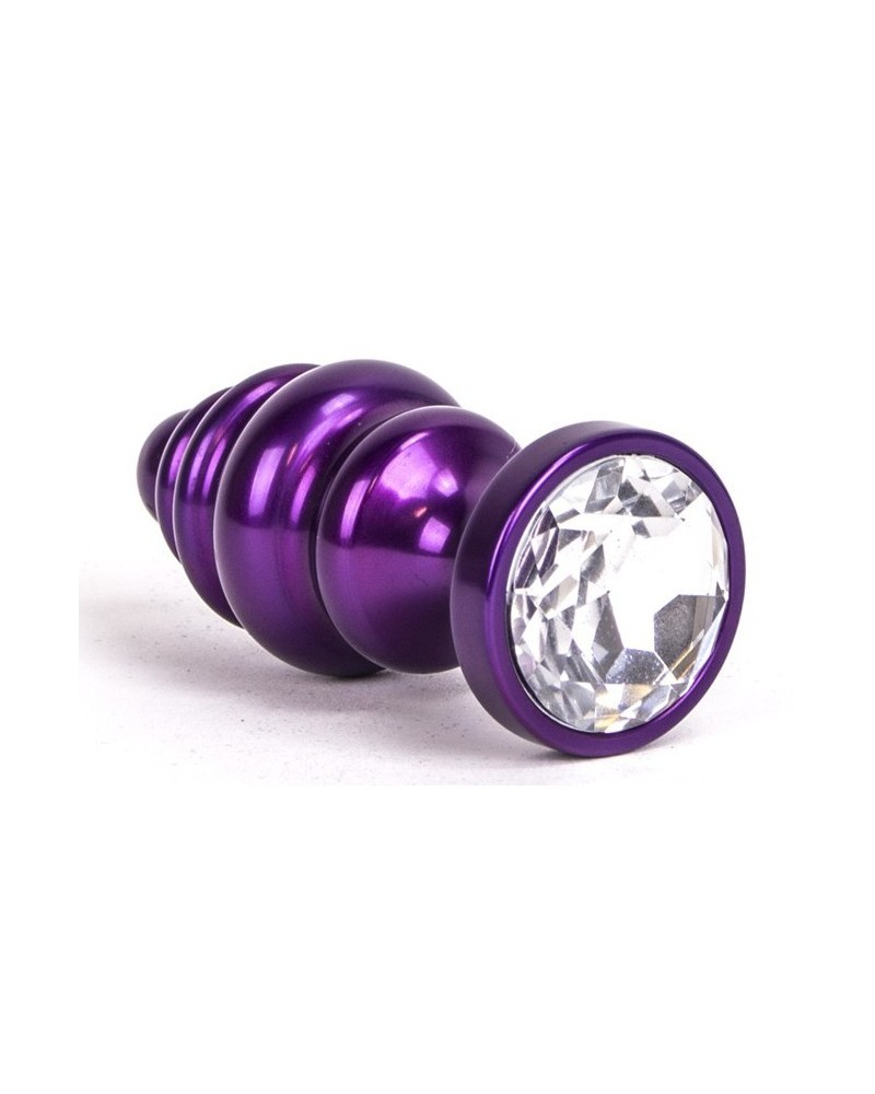 Bijou Anal Alloy 6.5 x 3 cm Violet pas cher