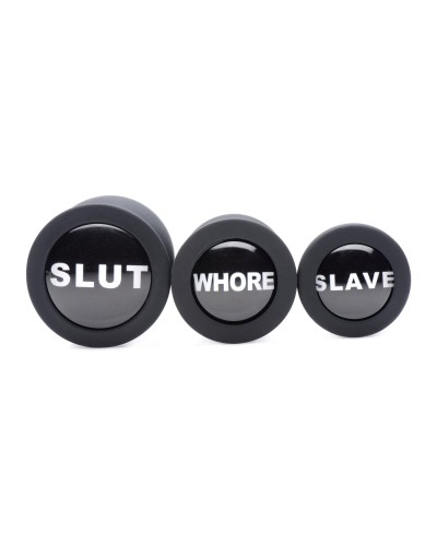 Kit de 3 plugs Dirty Words pas cher