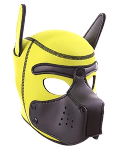 Cagoule PUPPY NEoprene Jaune-Noir pas cher